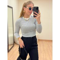 Blusa Tricot Listrado