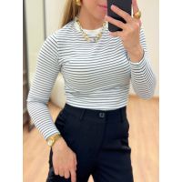 Blusa Tricot Listrado
