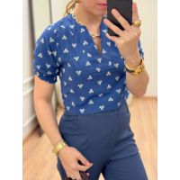 Cropped Vick Azul