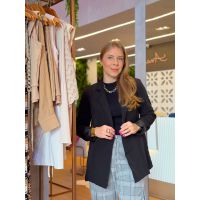 Blazer Alfaiataria Preto