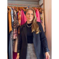 Blazer Alfaiataria Preto