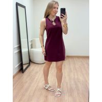 Vestido Ester Vinho