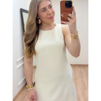 Vestido Noele Bege
