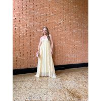 Vestido Magnólia Manteiga