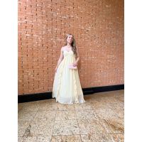 Vestido Magnólia Manteiga
