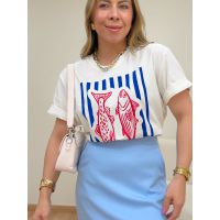T-shirt Sardine Off White