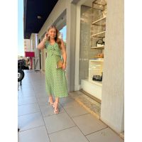 Vestido Poá Verde