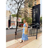 Vestido Luana Azul Claro