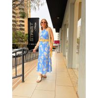 Vestido Luana Azul Claro