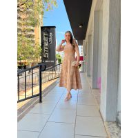 Vestido Esther Camel