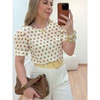 Blusa Cassi Marrom