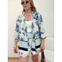 Kimono Taly Azul