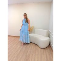 Vestido Aura Azul