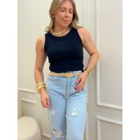 Regata Canelada Bojo Preta