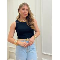 Regata Canelada Bojo Preta