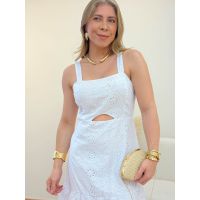 Vestido Amélia Curto Branco
