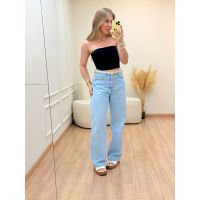 Top Faixa Poliamida Preto