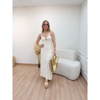 Vestido Jade Areia