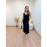 Slip Dress Preto