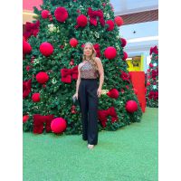 Cropped Paetê Preto