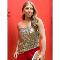 Tomara Que Caia Paetê Champagne