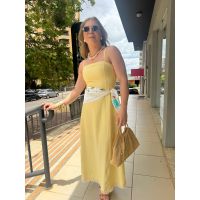 Vestido Leila Amarelo