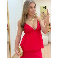 Blusa Maitê Vermelha