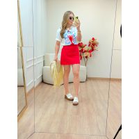 T-shirt Lagosta Branca