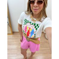 T-shirt Sardinha Branca