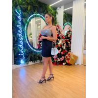 Vestido Paetê Preto