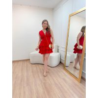 Vestido Poly Vermelho