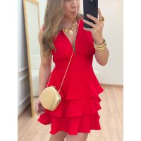 Vestido Poly Vermelho