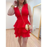 Vestido Poly Vermelho