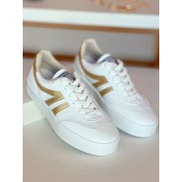 Tênis Essential Branco / Dourado
