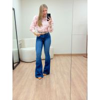 Camisa Nina Listrado Laranja