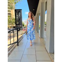 Vestido Íris Azul