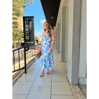 Vestido Íris Azul