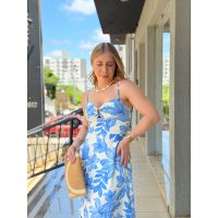 Vestido Íris Azul