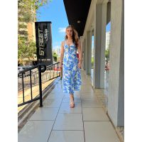 Vestido Íris Azul