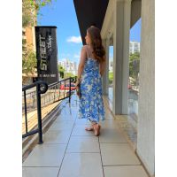 Vestido Íris Azul