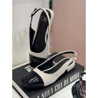 Sapatilha Bela Branco/preto