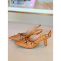 Scarpin Slingback Fancy Caramelo