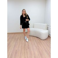Shorts Saia Lana Preto