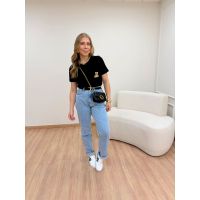 T-shirt Teddy Preta