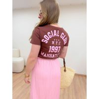 T-shirt Manhattan Marrom