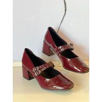 Sapato Boneca Vinho