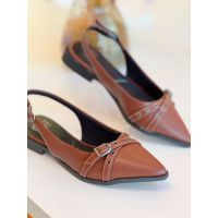 Sapatilha Slingback Glam Chocolate