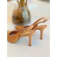Scarpin Slingback Classic Caramelo