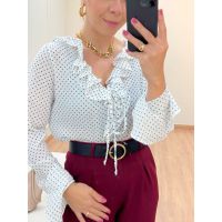 Blusa Poá Branca