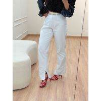 Calça Reta Branca